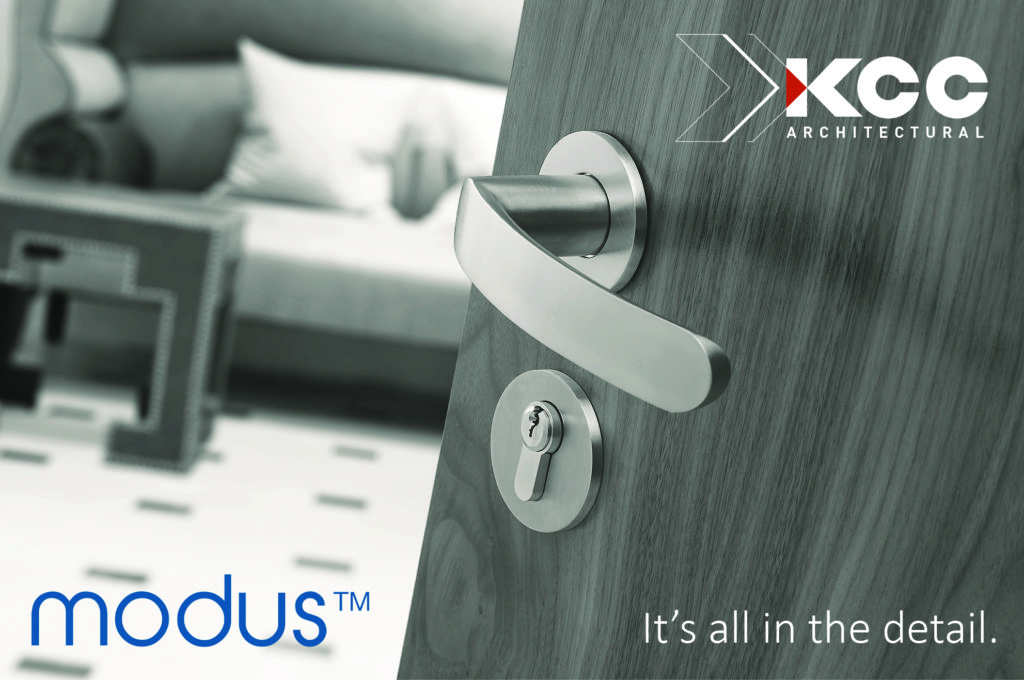 KCC Architectural launch a new range of sleek and modern door hardware with the ability to select or create your own style, finish and texture to create the look you want.