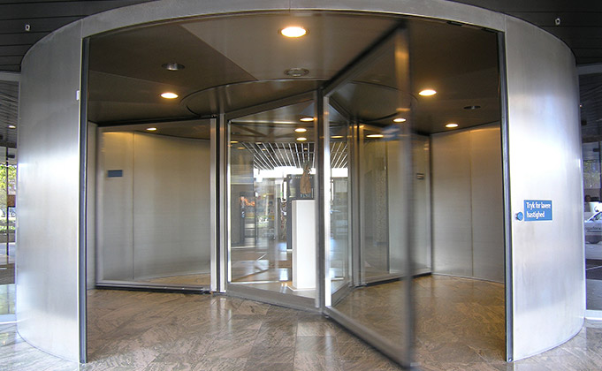 Glazed Hospital doorsets with automated access control