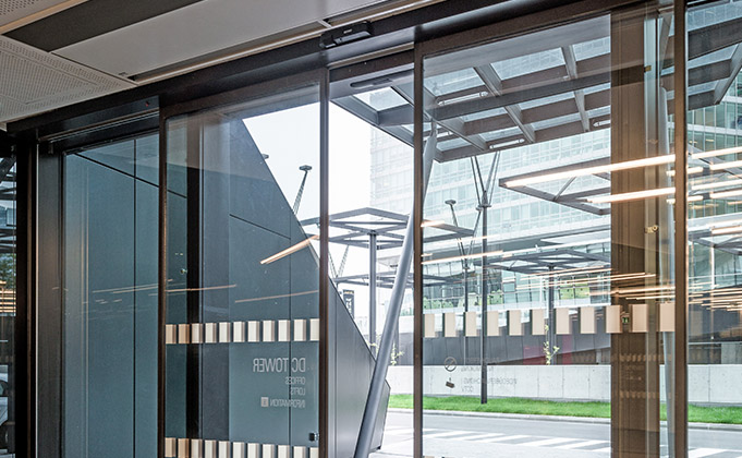 KCC Group automatic sliding doors entrance systems