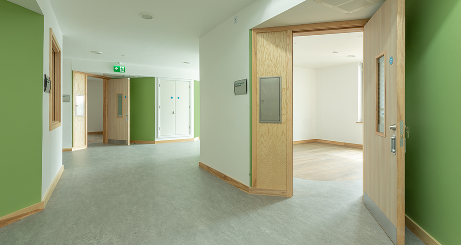 internal view of newly developed mental health unit