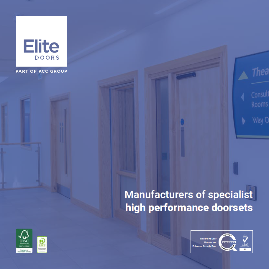 elite doors brochure cover photo