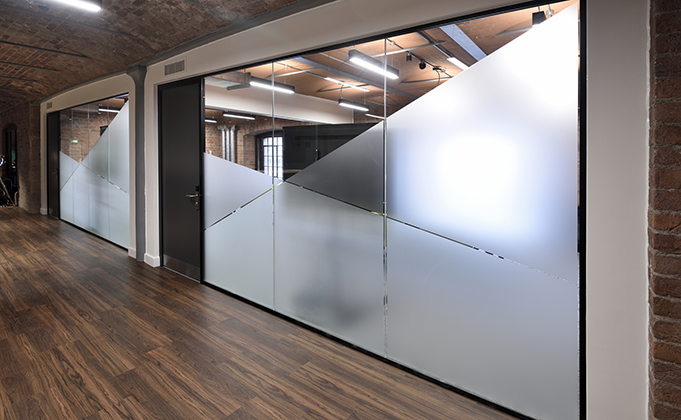 frameless glazed partition_office partitions_ glass partitions