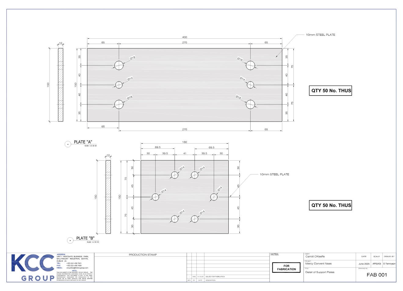 Folding Wall Support Plates