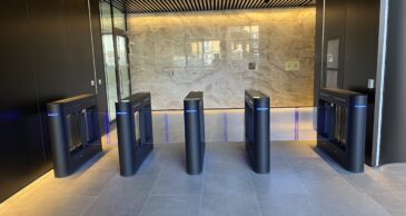 157–164 Townsend Street Reception speedlane security systems by KCC Group